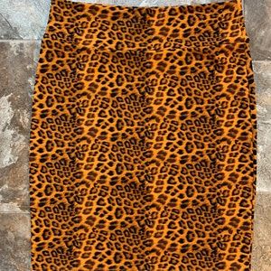 LuLaRoe Cassie skirt. NWOT. Cheetah Print!
